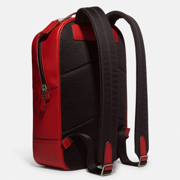 Coach Westway Backpack In Colorblock Signature Canvas With Coach Patch - Picture 4 of 7